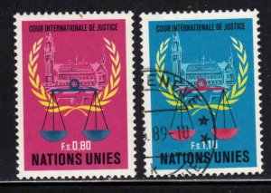 United Nations, Geneva #87-88 ~ Cplt Set of 2 ~ #87 MNH, #88 Ucto (1979)