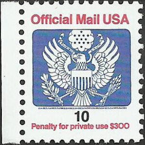 # O146A Mint Never Hinged ( MNH ) EAGLE HOLDING ARROWS AND BRANCH