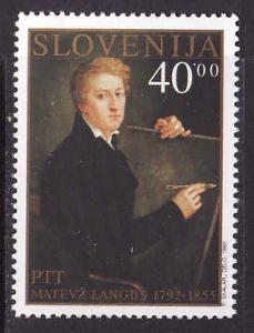 Slovenia-Sc#146-unused NH set-Matevz Langus-Painter-1992-