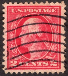1917, US 2c, Washington, Used, Well-Centered, Sc 499