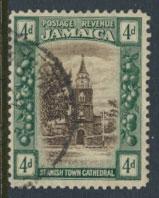 Jamaica SG 100 SC# 94  Used  wmk script   see details