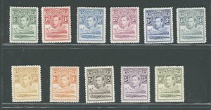 1938 Basutoland - Stanley Gibbons #18-28 - 11 Value Series - MNH**