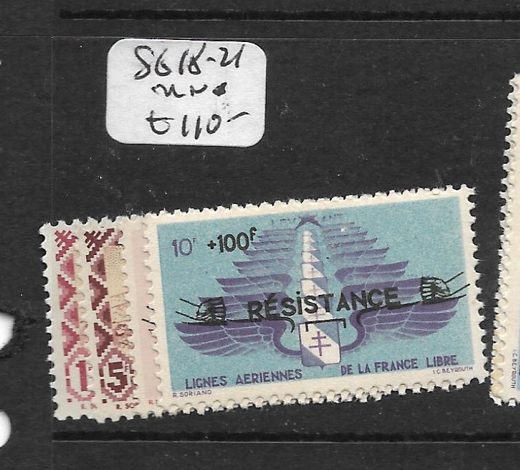 SYRIA FREE FRENCH FORCES  (P0604BB)  SG 18-21  MNH