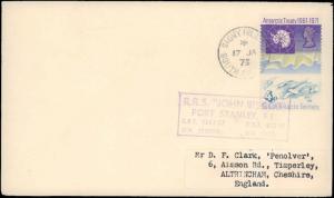 British Antarctic Territory #27, Antarctic Cachet and/or Cancel