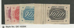 Brazil, Postage Stamp, #B1-B2 Used, B3-B4 Mint Hinged, 1934, JFZ