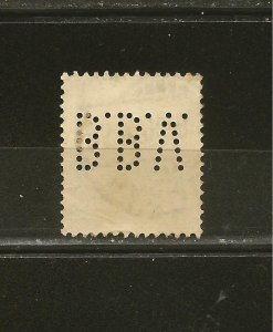 Germany SC#47 5PF Green Perfin B.B.V.  Used