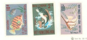 Vietnam/South (Empire/Republic) #402-404 Unused Single (Complete Set)