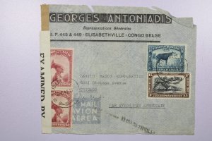 Congo 1942 - Censor Cover - F71848