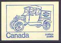 Booklet - Canada 1972 Ford Model \'T\' of 1914 - 50c blue...