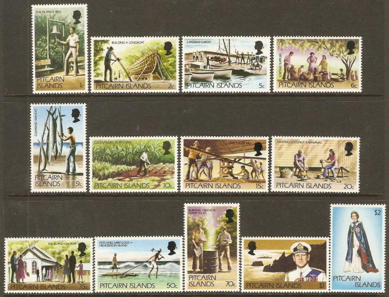 Pitcairn Islands #163-73 NH Defins.