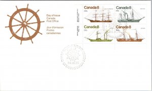 Canada 1975 FDC - Canada Post Office - Block Of 4 - F78932