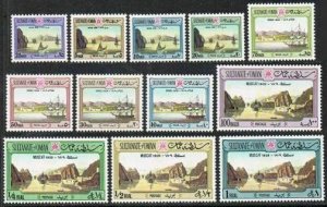 Oman 139-150,MNH. View of Muscat,Matrah,Shinas,1809.