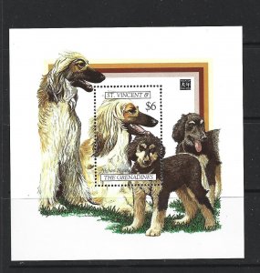 SAINT VINCENT - 1994 YEAR OF THE DOG SOUVENIR SHEET - SCOTT 2096 - MNH