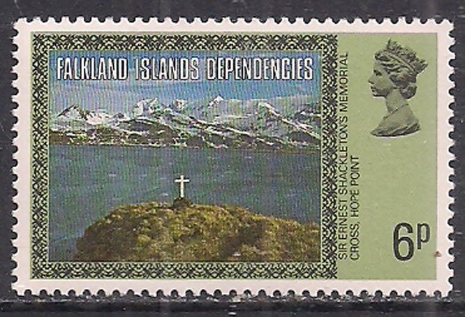 Falkland Islands Dependencies 1980 QE2 6p SG 279a MNH  ( A741 )