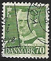 Danmark # 326 - Frederik IX - 70 öre - used  {Dk1}