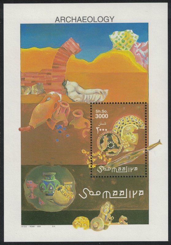 Somalia Archaeological Sites MS 2001 MNH MI#Block 81