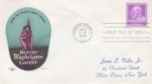 953 3c GEORGE WASHINGTON CARVER - 1st G. Jackson