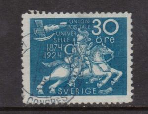 Sweden #218 VF Used With CDS Cancel