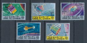 Umm Al Qiwain 1966 - Space, satellite - 5 issues CTO