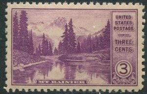 742 3c Mt Rainier National Park - Mint NH OG XF