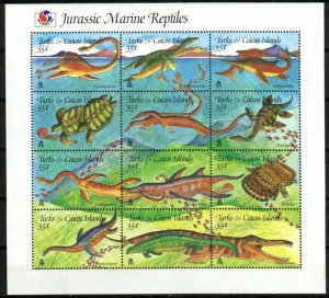 Turks & Caicos Stamp 1120  - Jurassic Marine Reptiles