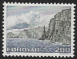 Faroe Islands # 15 - Coast of Sandoy - MNH