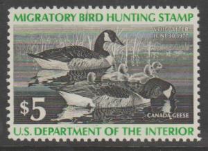 U.S. Scott #RW43 Duck Stamp - Mint NH Single