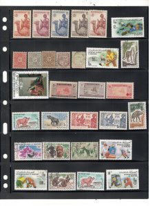 MAURITANIA COLLECTION ON STOCK SHEET MINT/USED