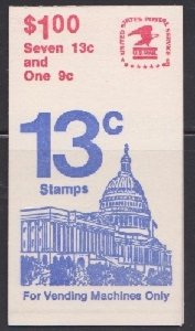 BK131 Capitol Flag Booklet - 1623a