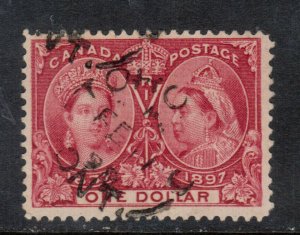 Canada #61 Very Fine Used With Toronto Feb 11 1898 CDS **With Certificate**