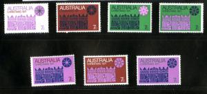 AUSTRALIA 508a-g MNH SCV $30.00