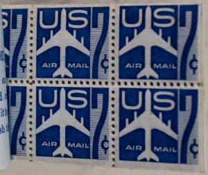 US Stamps # C6 MNH VF Lot Of 8 Booklets Scott Value $104.00