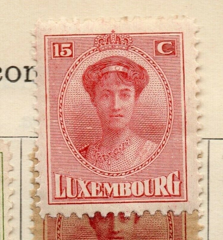 Luxemburg 1921 Early Issue Fine Mint Hinged 15c. NW-191778