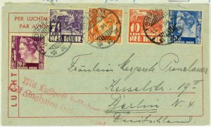 93654 - DUTCH INDIES Indonesia - POSTAL HISTORY - Airmail COVER to GERMANY  1934
