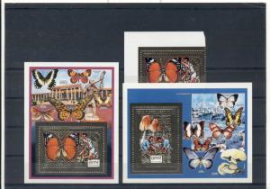 Butterflies Mushrooms Boy Scouts Insects Scouting Congo MNH stamp set