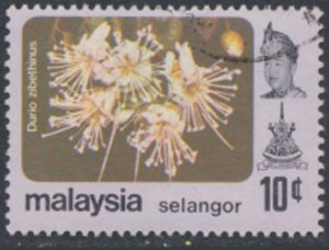 Selangor   Malaya  SC#  138  Used  Flowers  see details & scans