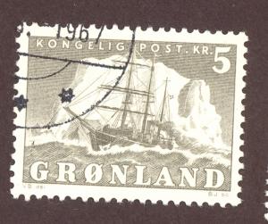 Greenland  SC# 38   Used 