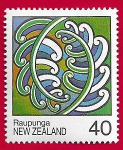 NEW ZEALAND SCOTT#896 1988 40c MAORI PAINTING - MNH