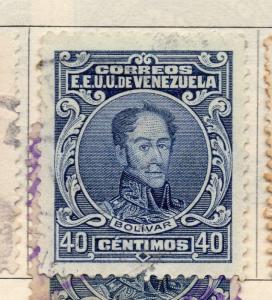 Venezuela 1922-27 Early Issue Fine Used 40c. 268504