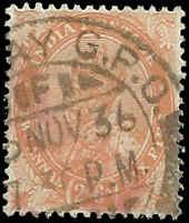 India - 100 - used - SCV-6.00