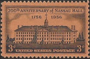 # 1083 MINT NEVER HINGED NASSAU HALL