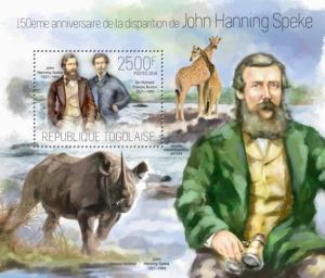 TOGO 2014 SHEET JOHN HANNING SPEKE EXPLORERS tg14123b