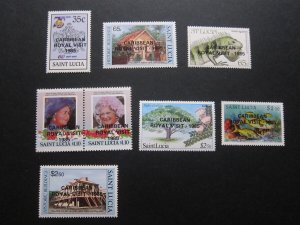 St Lucia 1985 Sc 796-802 set MNH