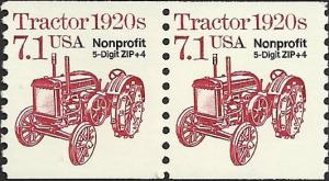 # 2127b MINT NEVER HINGED PRE-CANS. TRACTOR