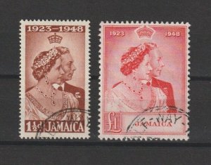 JAMAICA 1948 SG 143/144 USED