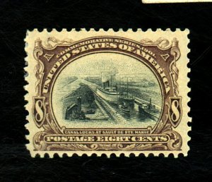 298 MINT FVF OGLH Cat $90