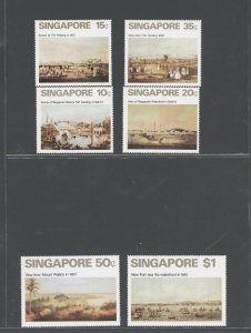 1971 Singapore - Yvert Catalog No. 143/48 - Singapore in the 19th Century - MNH*