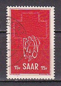 Saar 230 1952 Red Cross Cpl Used