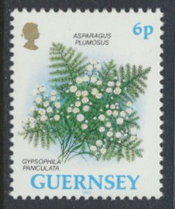 Guernsey  SG 567  SC# 481 MNH Flowers  1992  see scan     