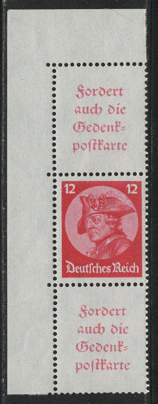 Germany Scott # 399, 2x label A4, mint nh, se-tenant, Mi# S103